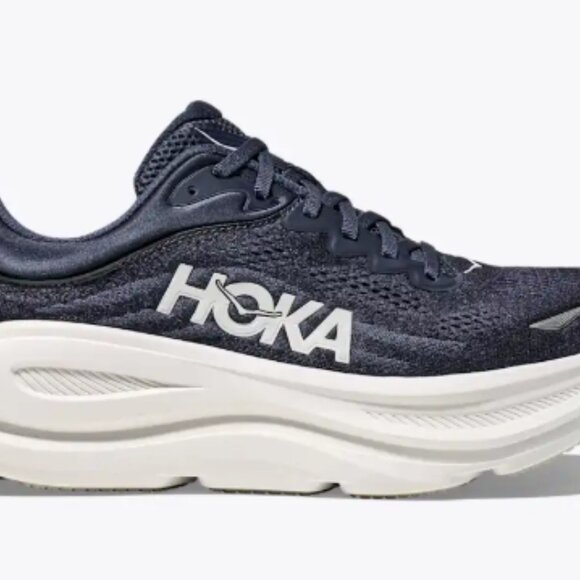 HOKA M Bondi 9 (8.5 D in Mens/ 10.5 Womens) in navy New In Box $175 MSRP - Picture 4 of 4
